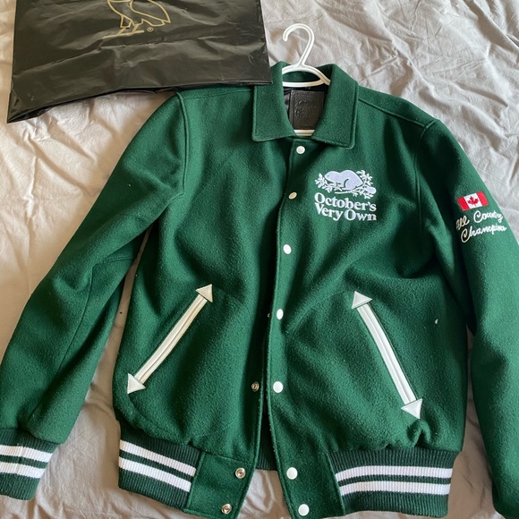 OVO|ROOTS VARSITY JACKET - Picture 1 of 5